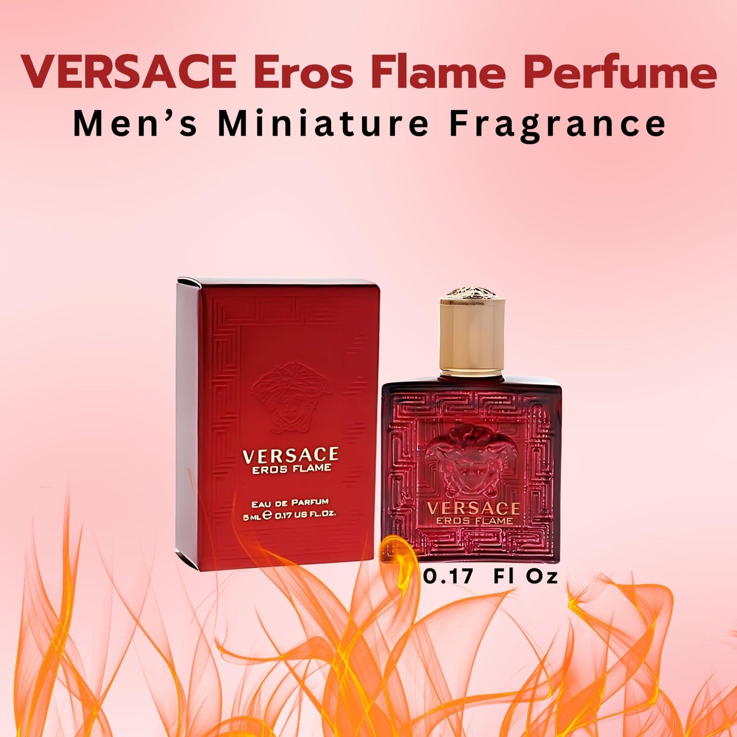 Versace Eros Flame 3.4 oz Eau de Parfum Spray - Purcell's Clothing Company - 