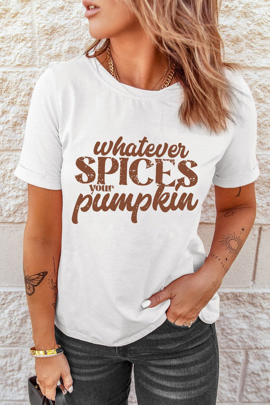 WHATEVER SPICES YOUR PUMPKIN Graphic Tee - Purcell's Clothing Company - 