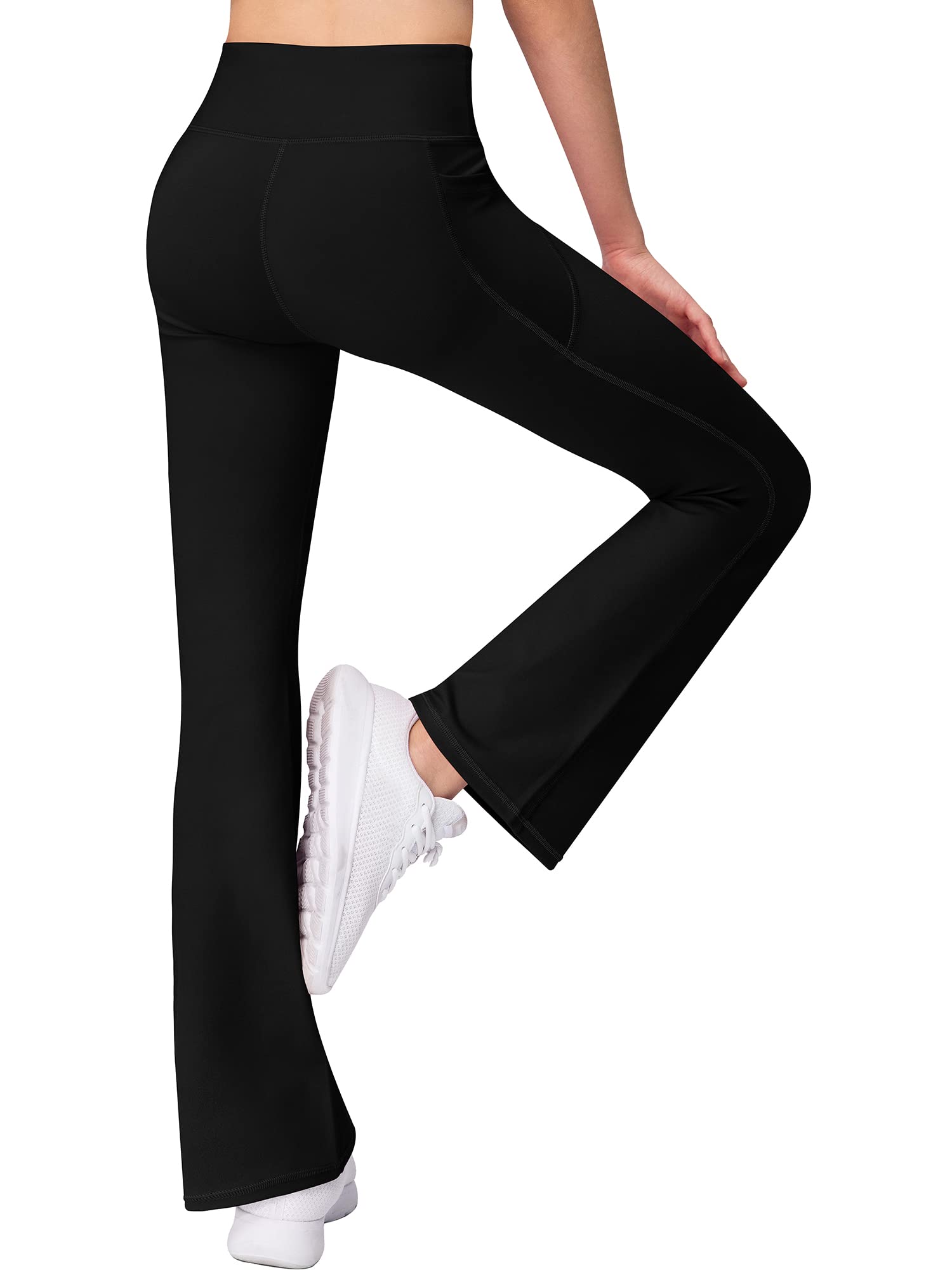 Wide Leg Flare Yoga Leggings - Purcell's Clothing Company - 