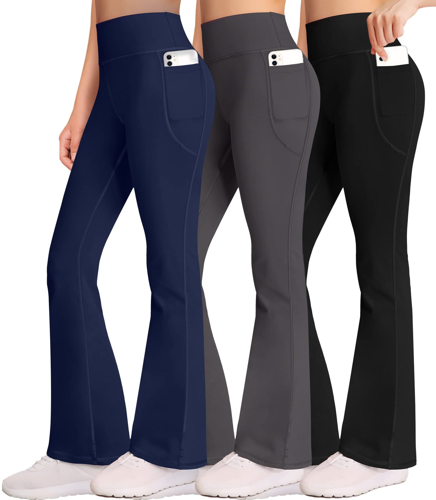 Wide Leg Flare Yoga Leggings - Purcell's Clothing Company - 