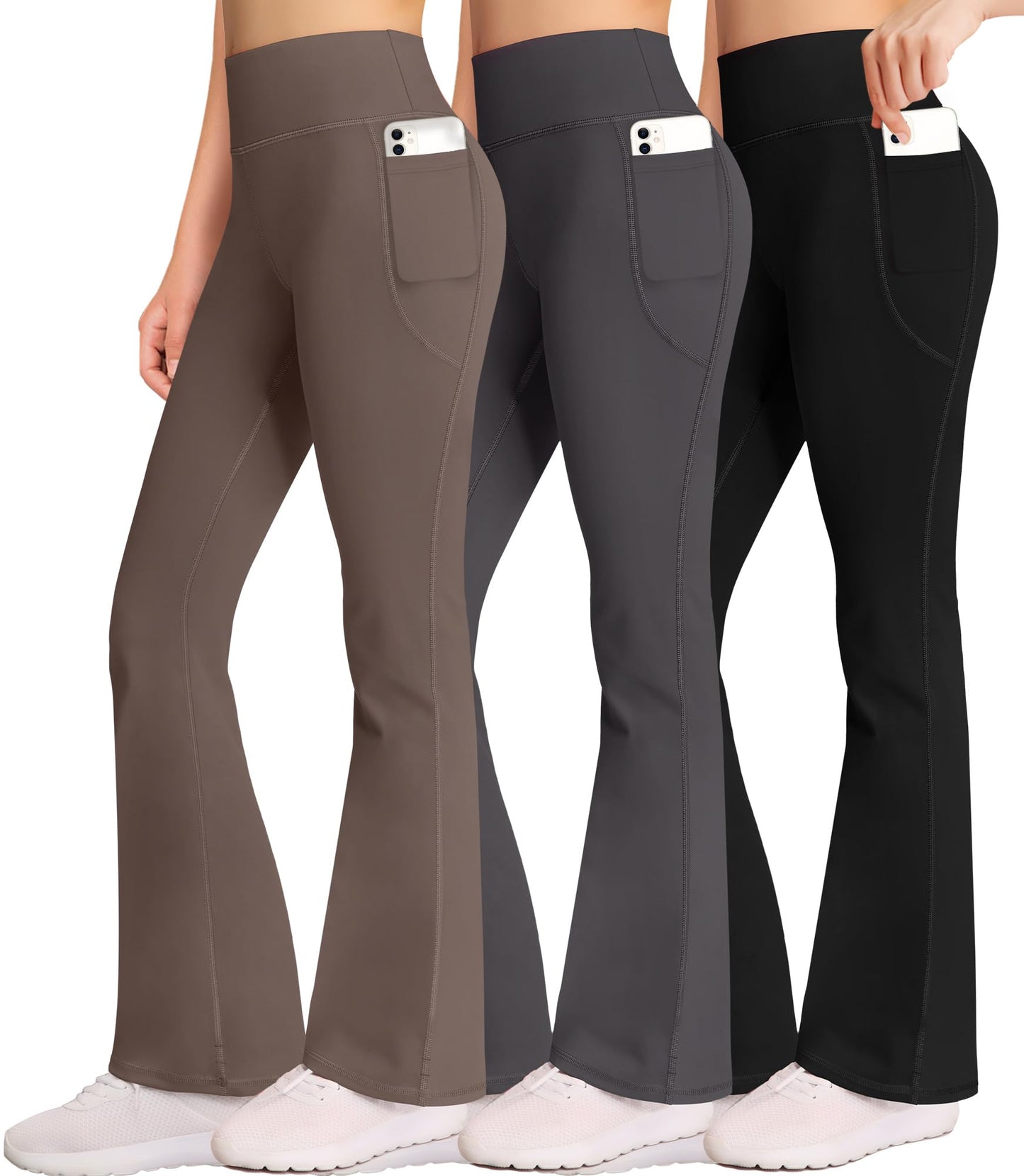 Wide Leg Flare Yoga Leggings - Purcell's Clothing Company - 