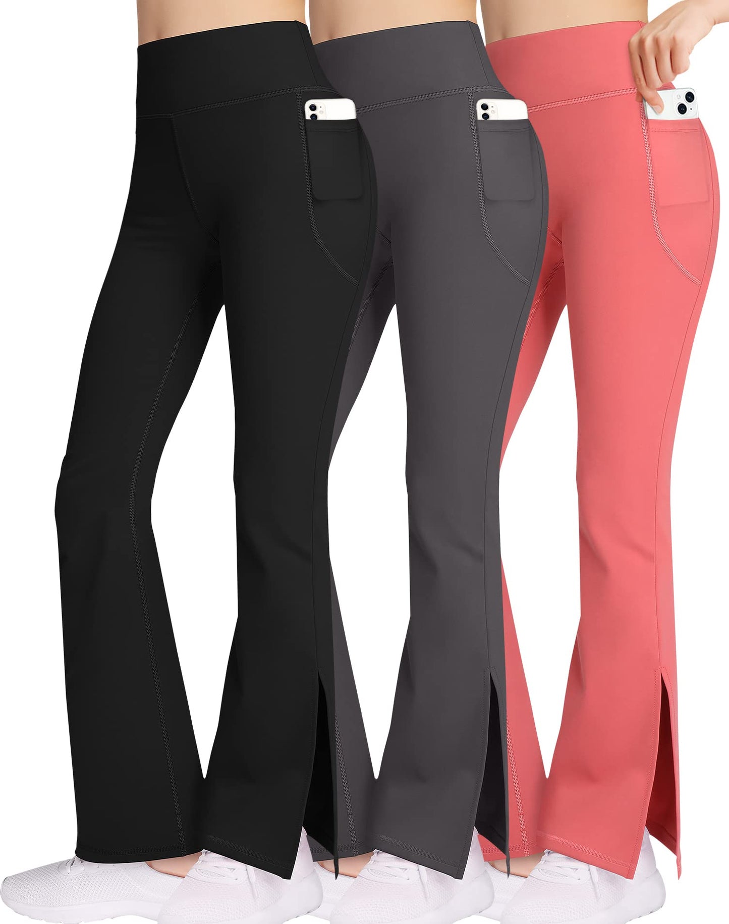 Wide Leg Flare Yoga Leggings - Purcell's Clothing Company - 