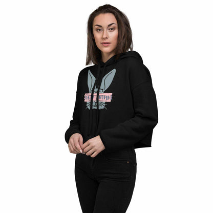 Purcell's Party Animal Print Crop Hoodie - Purcell's Clothing Company