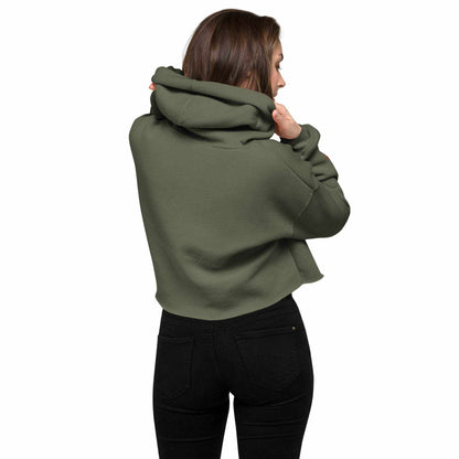Purcell's Party Animal Print Crop Hoodie - Purcell's Clothing Company